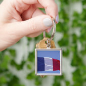 Porte-clés Drapeau français (main)