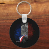 Porte-clés Drapeau français (Recto)