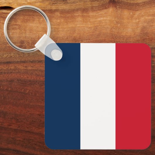 Porte-clés Drapeau français (Recto)