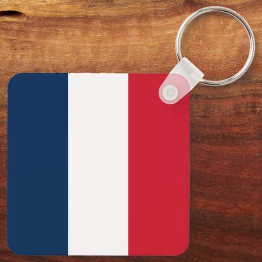 Porte-clés Drapeau français (Verso)