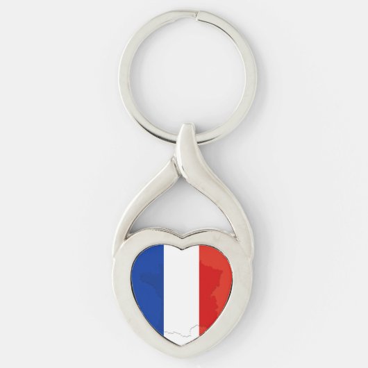 Porte-clés drapeau français (Devant)