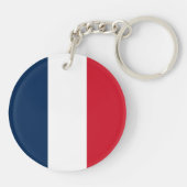 Porte-clés Drapeau français (Dos)