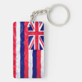 Porte-clés Drapeau froissé d'Hawaï (Dos)