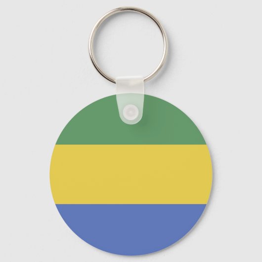 Porte-clés Drapeau Gabon (Verso)