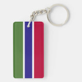 Porte-clés Drapeau gambien (Dos)