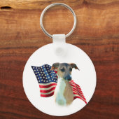 Porte-clés Drapeau grec italien (Recto)