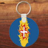 Porte-clés Drapeau gris de Madeira (Recto)