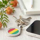 Porte-clés Drapeau Guinée (Côté )