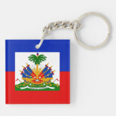 Porte-clés Drapeau Haïti (Dos)