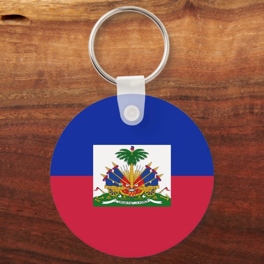 Porte-clés Drapeau Haïti (Verso)