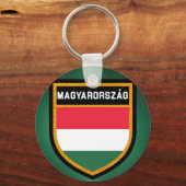 Porte-clés Drapeau Hongrie (Recto)