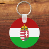 Porte-clés Drapeau hongrois (Recto)