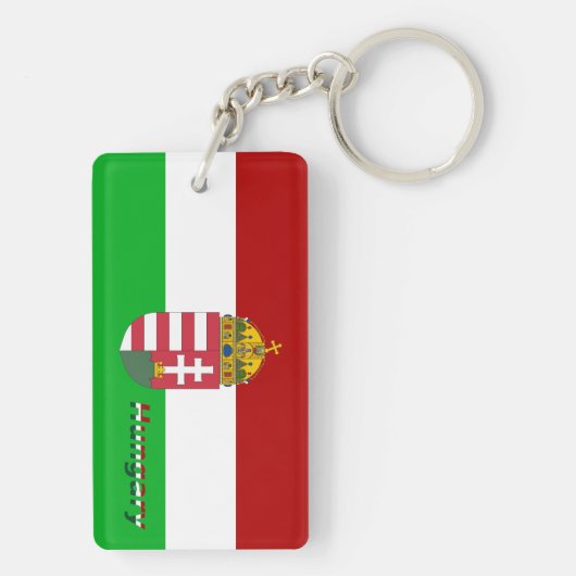 Porte-clés Drapeau hongrois (Dos)