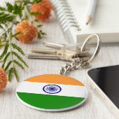 Porte-clés Drapeau indien (Côté)