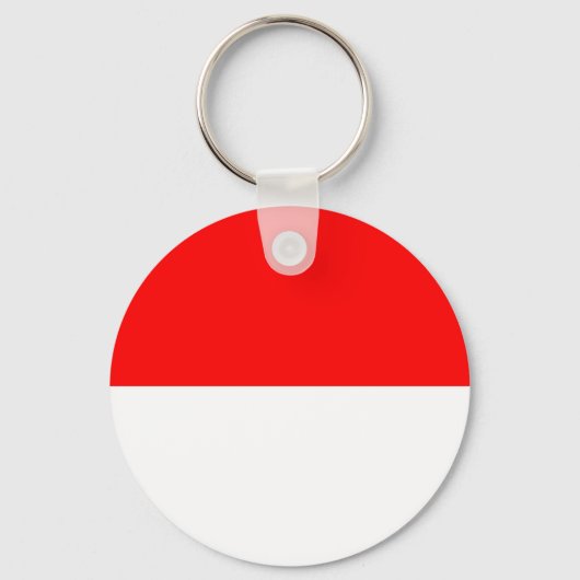 Porte-clés Drapeau Indonésie (Recto)