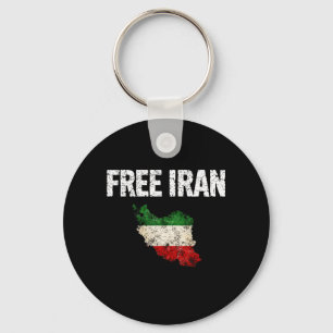 Porte-clés Drapeau Iran Carte - Iran Vintage