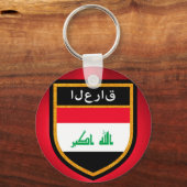 Porte-clés Drapeau Iraq (Recto)
