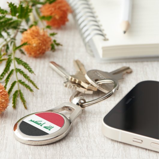 Porte-clés Drapeau Iraq (Côté )