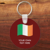 Porte-clés Drapeau irlandais (Recto)