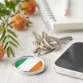 Porte-clés Drapeau irlandais (Côté)