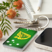 Porte-clés Drapeau irlandais australien (Devant droit)