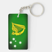 Porte-clés Drapeau irlandais australien (Dos)