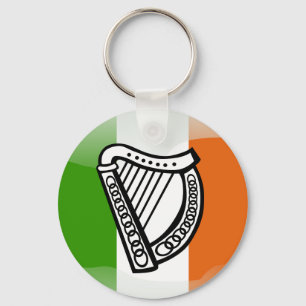 Porte-clés Drapeau irlandais brillant