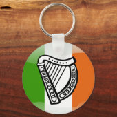 Porte-clés Drapeau irlandais brillant (Recto)