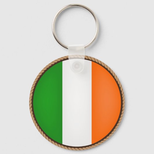 Porte-clés Drapeau irlandais cool (Recto)