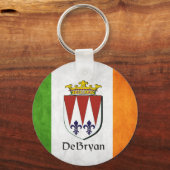 Porte-clés Drapeau irlandais DeBryan (Recto)
