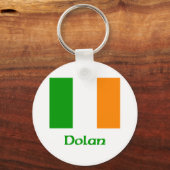 Porte-clés Drapeau irlandais Dolan (Recto)
