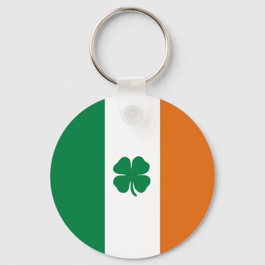 Porte-clés Drapeau irlandais Patriotique Irlande Drapeau Sain (Recto)