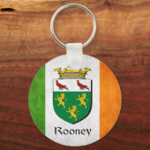 Porte-clés Drapeau irlandais Rooney (Recto)