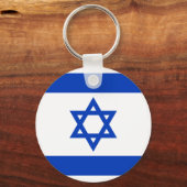 Porte-clés Drapeau Israël (Recto)