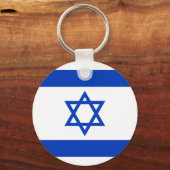Porte-clés Drapeau Israël (Recto)