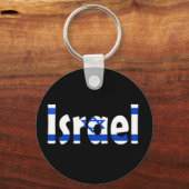 Porte-clés Drapeau Israël (Recto)