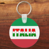 Porte-clés Drapeau italien (Recto)
