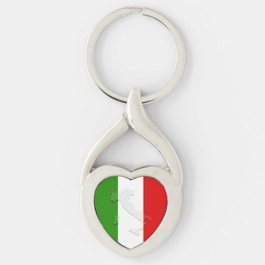 Porte-clés Drapeau italien (Devant)