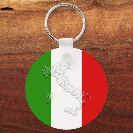 Porte-clés Drapeau italien (Recto)