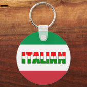Porte-clés Drapeau italien d'Italie (Recto)