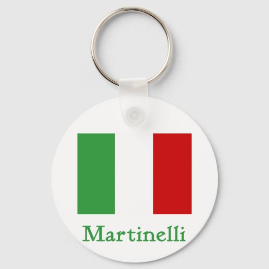Porte-clés Drapeau italien Martinelli (Recto)