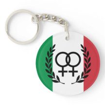 Drapeau italien Symbole arcylique sapphique 