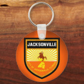 Porte-clés Drapeau Jacksonville (Recto)