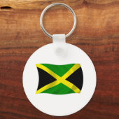 Porte-clés Drapeau Jamaïcain (Recto)