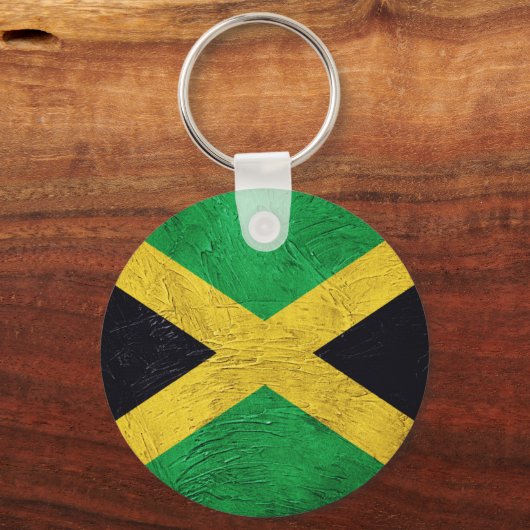 Porte-clés Drapeau jamaïcain (Recto)