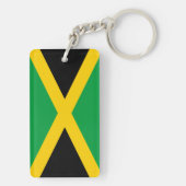 Porte-clés Drapeau jamaïcain (Dos)