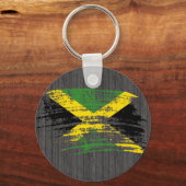 Porte-clés Drapeau jamaïcain cool (Recto)