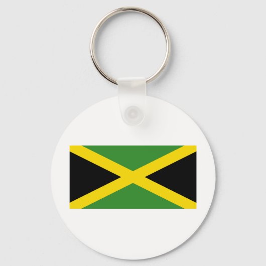 Porte-clés Drapeau Jamaïque (Recto)