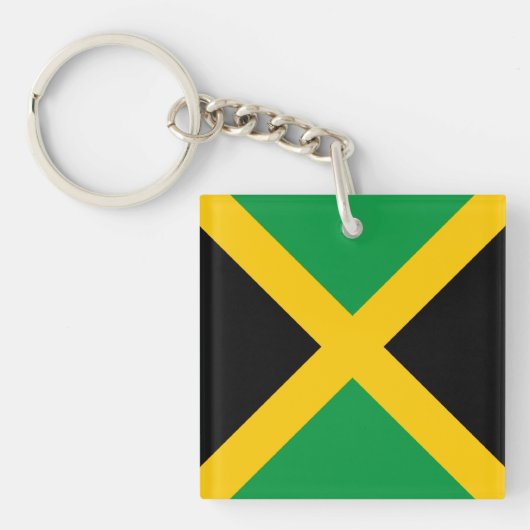 Porte-clés Drapeau Jamaïque (Devant)