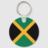 Porte-clés Drapeau Jamaïque (Verso)